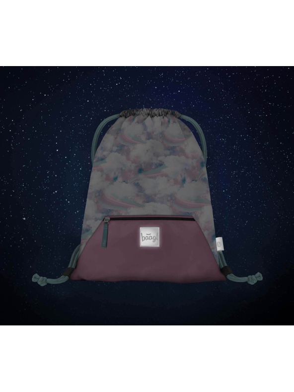 BAAGL  Modra torba z žepom Baagl Nebe