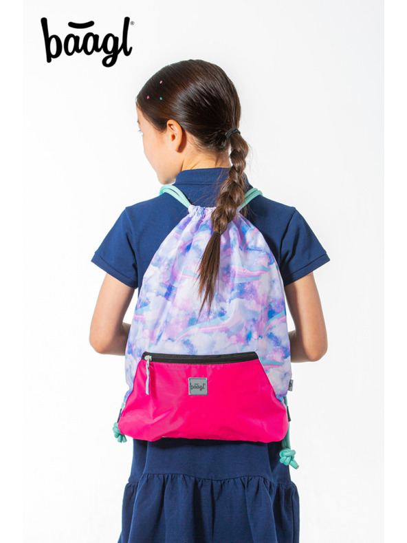BAAGL  Modra torba z žepom Baagl Nebe