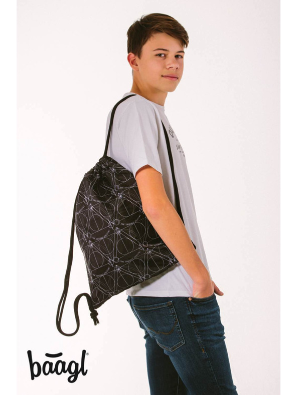 BAAGL  Črna torba Baagl Skate Harry Potter Relikvija smrti