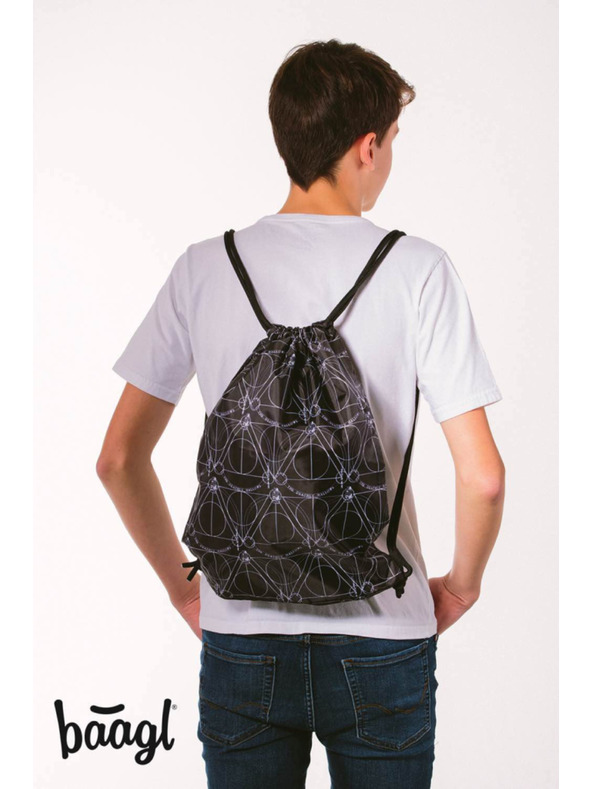 BAAGL  Črna torba Baagl Skate Harry Potter Relikvija smrti