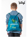 BAAGL  Zelena torba z žepom Baagl T-Rex