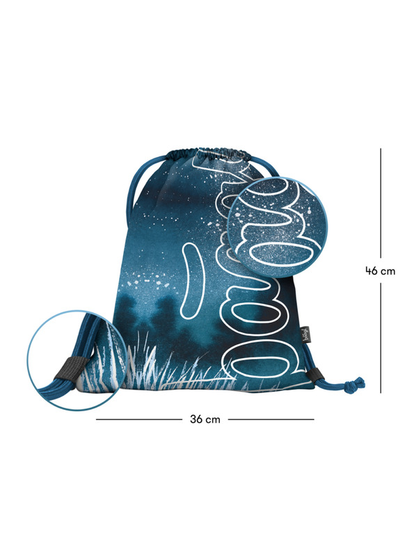 BAAGL  Modra vreča Baagl Skate Steel