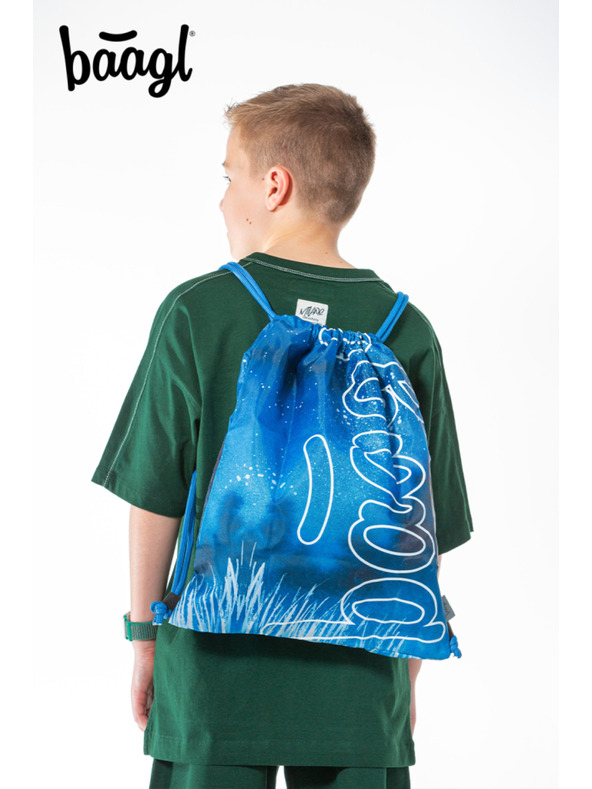 BAAGL  Modra vreča Baagl Skate Steel