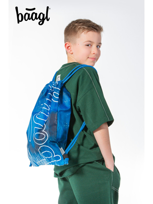 BAAGL  Modra vreča Baagl Skate Steel