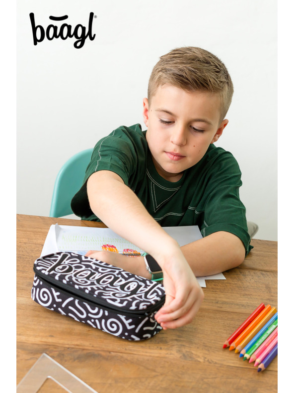 BAAGL  Črni šolski peresnik Baagl Element