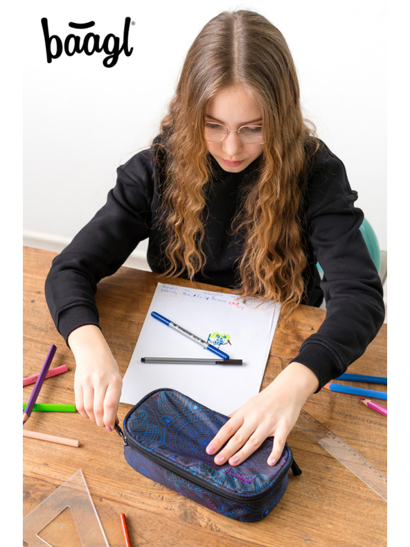 BAAGL  Črni šolski peresnik Baagl Zen