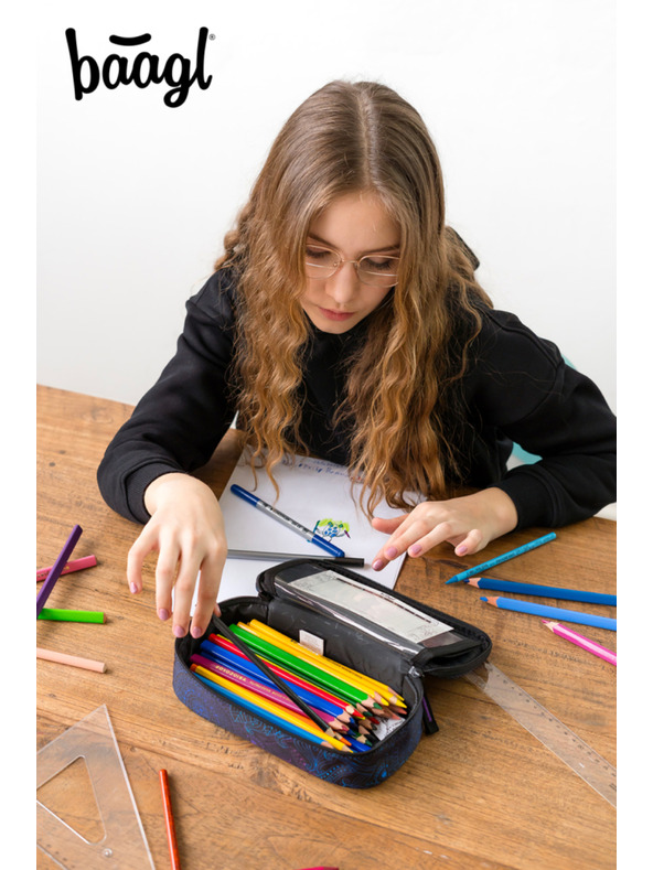 BAAGL  Črni šolski peresnik Baagl Zen