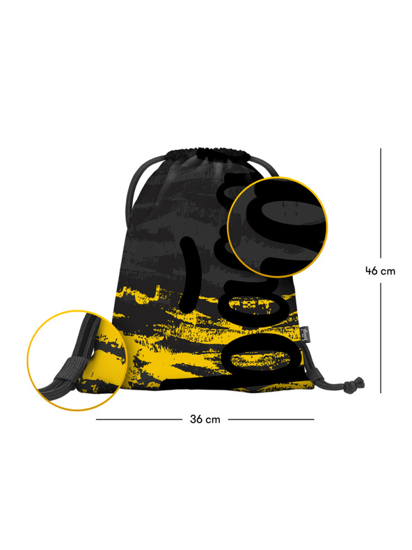 BAAGL  Siva šolska torba Baagl Dune