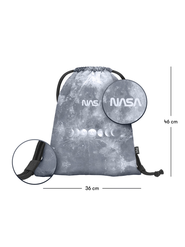 BAAGL  Siva torba Baagl NASA Grey