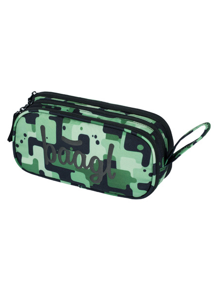 BAAGL  Zeleni študentski svinčnik etue Baagl Green