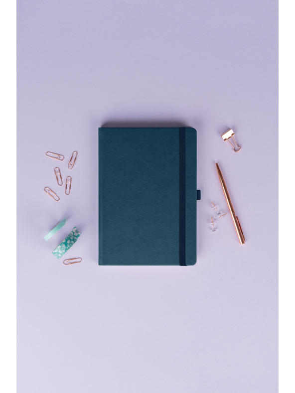 NOTIQUE NOTIQUE Notes Aprint Neo, modra, pikčasta, 15 x 21 cm