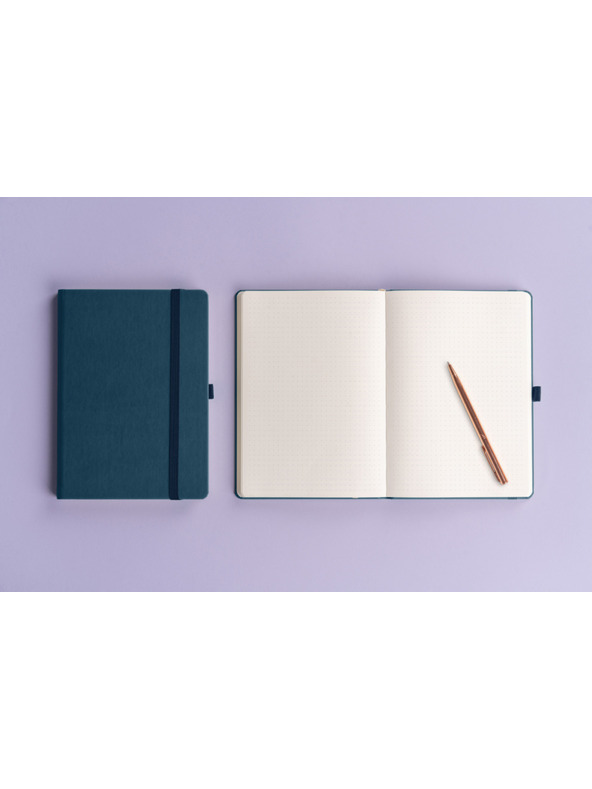 NOTIQUE NOTIQUE Notes Aprint Neo, modra, pikčasta, 15 x 21 cm