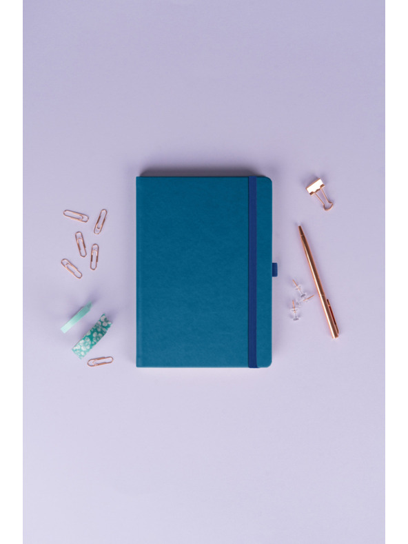 NOTIQUE NOTIQUE Zapiski, modri, pikčasti, 15 x 21 cm BAAGL