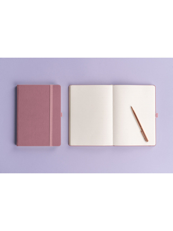 NOTIQUE NOTIQUE Notes Aprint Neo, roza, pikčasto, 15 x 21 cm