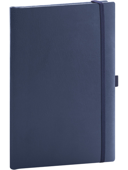 NOTIQUE NOTIQUE Notes Balakron, temno modra barva, pikčasta, 15 x 21 cm