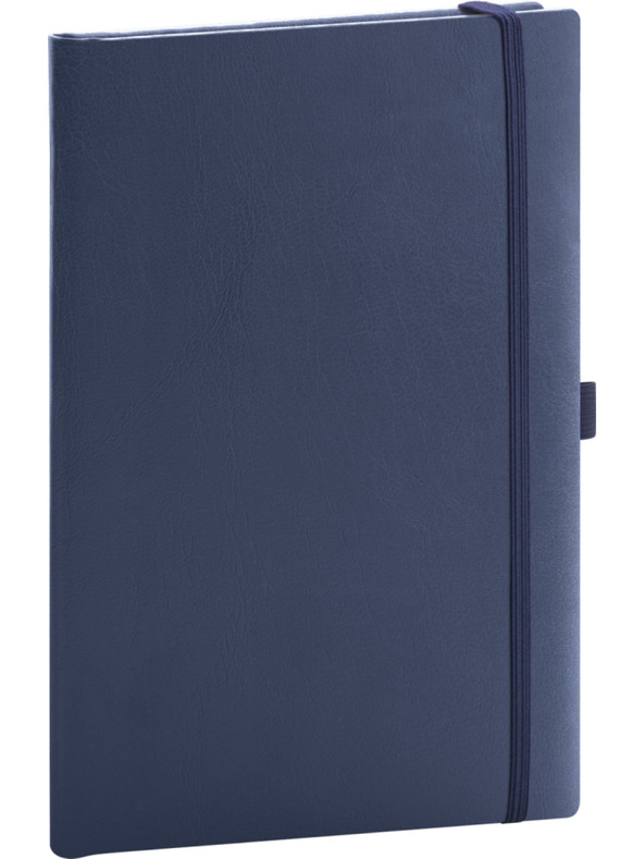 NOTIQUE NOTIQUE Notes Balakron, temno modra barva, pikčasta, 15 x 21 cm