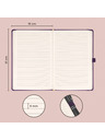 NOTIQUE NOTIQUE Notes Aprint Neo, vijolična barva, s črtami, 15 x 21 cm