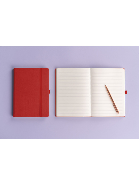 NOTIQUE NOTIQUE Notes Aprint, rdeč, podložen, 15 x 21 cm