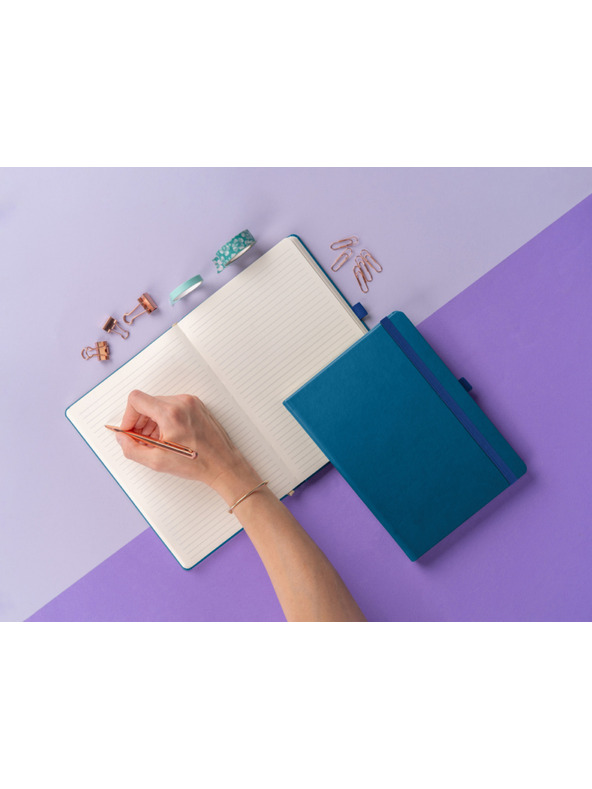 NOTIQUE NOTIQUE Notes Aprint, modri, podložen, 15 x 21 cm