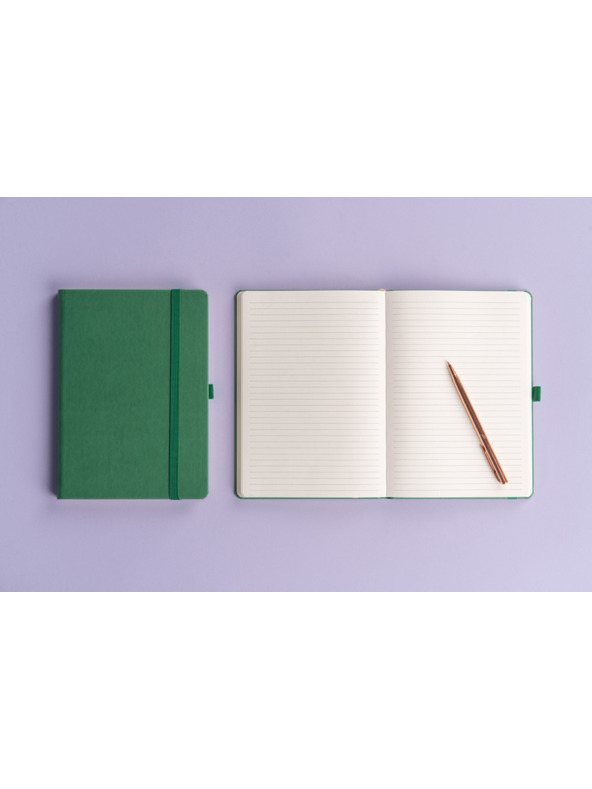 NOTIQUE NOTIQUE Zapiski, zeleni, podloženi, 15 x 21 cm