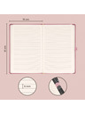 NOTIQUE NOTIQUE Notes Aprint Neo, roza, podložen, 15 x 21 cm
