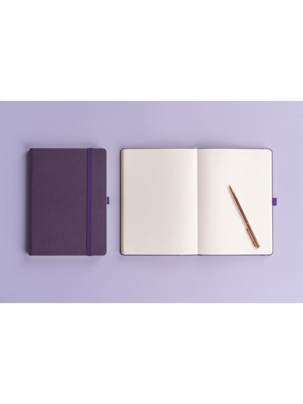 NOTIQUE NOTIQUE Notes Aprint Neo, vijolična, pikčasta, 15 x 21 cm