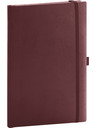 NOTIQUE NOTIQUE Notes Balakron, bordo, s pikami, 15 x 21 cm