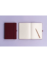 NOTIQUE NOTIQUE Notes Balakron, bordo, s pikami, 15 x 21 cm