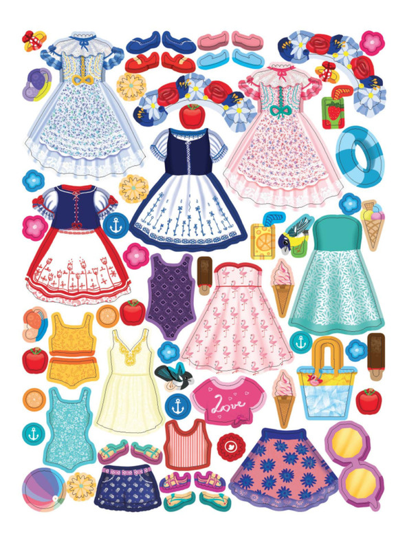 ELLA & MAX Obleke za TEREZKO ─ Knjiga nalepk