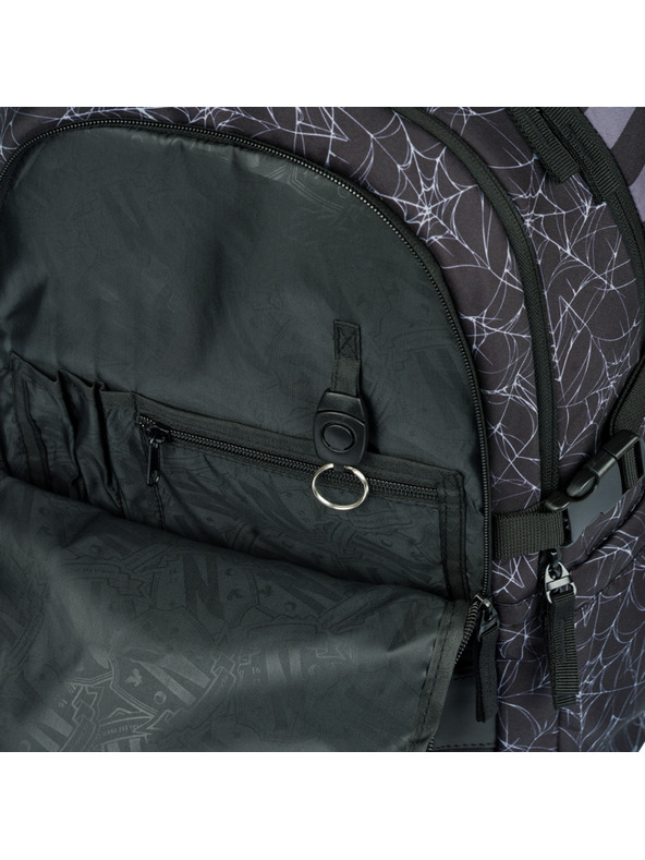 BAAGL  Črni šolski nahrbtnik Skate Wednesday Nevermore Baagl