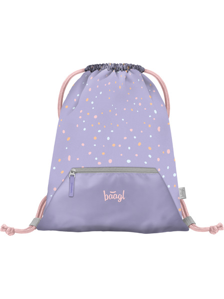 BAAGL  Vijolična torba z žepom Pets Baagl