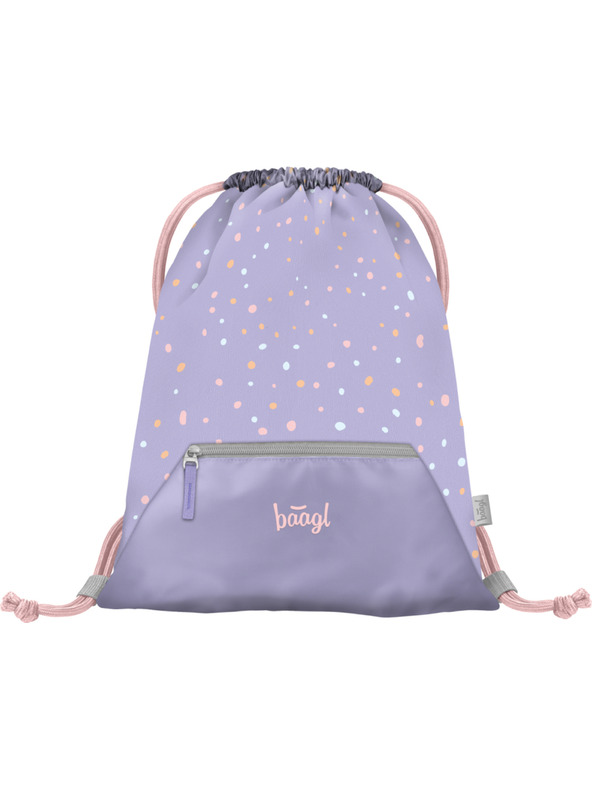 BAAGL  Vijolična torba z žepom Pets Baagl