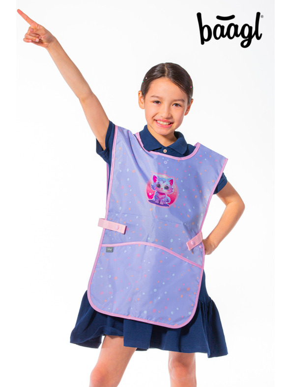 BAAGL  Vijolični otroški predpasnik Hišni ljubljenčki Baagl