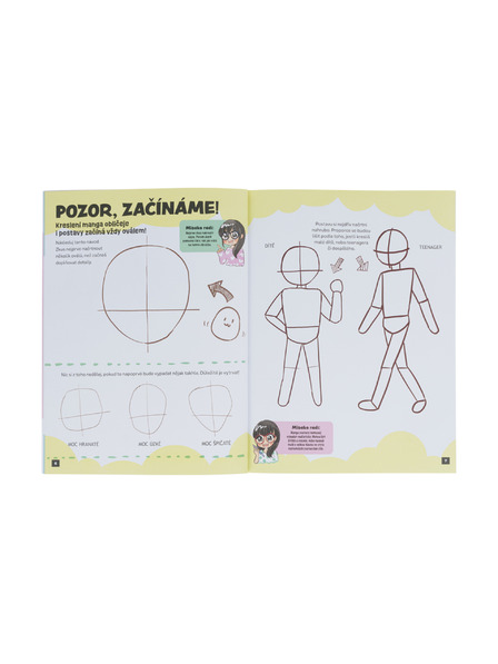 BAAGL  Kako risati KAWAII MANGA: LIKI – Korak za korakom z MISAKO