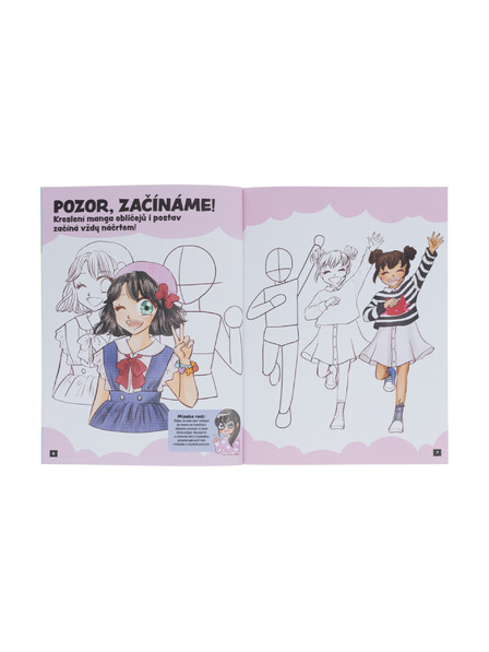 BAAGL  Kako risati KAWAII MANGA: MODA – Korak za korakom z MISAKO