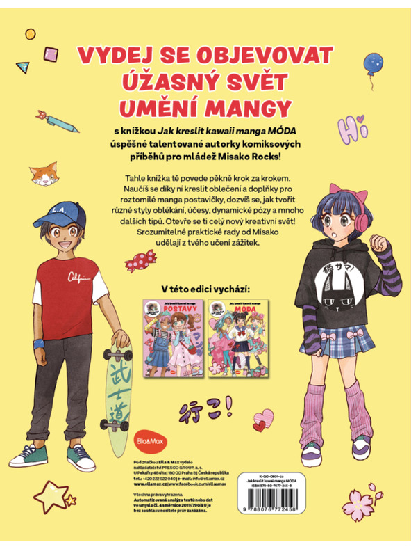 BAAGL  Kako risati KAWAII MANGA: MODA – Korak za korakom z MISAKO