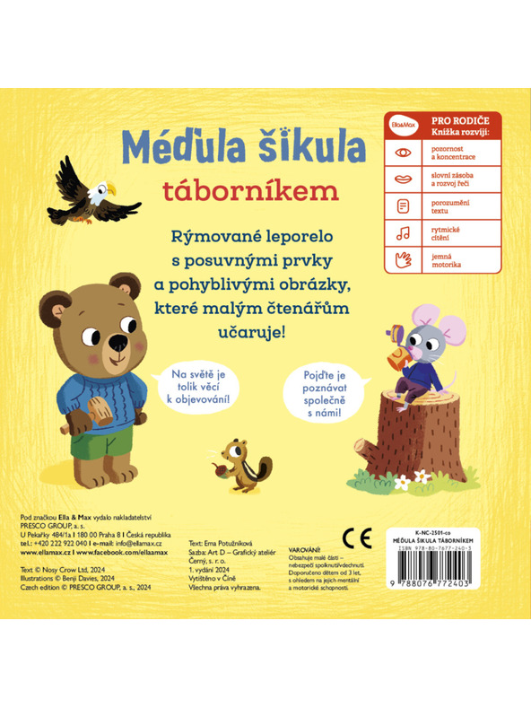 BAAGL  MEDVEDEK ŠIKULA TABORNIK – Slike z gibljivimi elementi