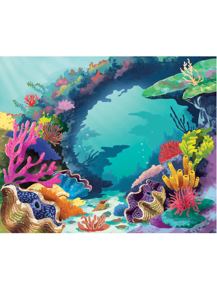 BAAGL  Beri in leposlovje – POD GLADINO, knjiga z nalepkami