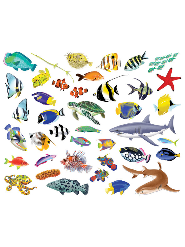 BAAGL  Beri in leposlovje – POD GLADINO, knjiga z nalepkami