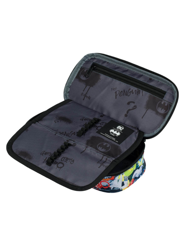 BAAGL  BAAGL 3 SET Skate Batman Comics: nahrbtnik, peresnica, vrečka