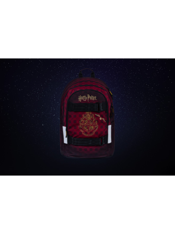 BAAGL  BAAGL Šolski nahrbtnik Skate Harry Potter Bradavice vinsko rdeč