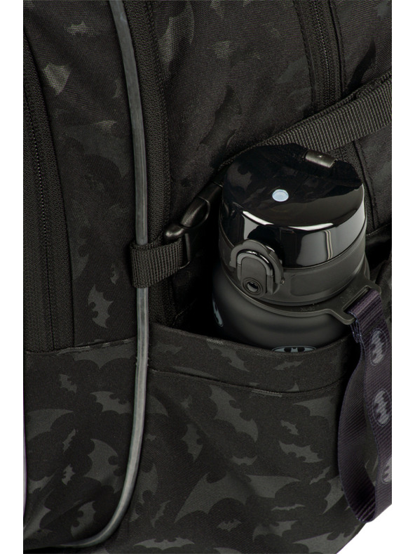 BAAGL  BAAGL SET 3 Core Batman črn: nahrbtnik, peresnica, vrečka