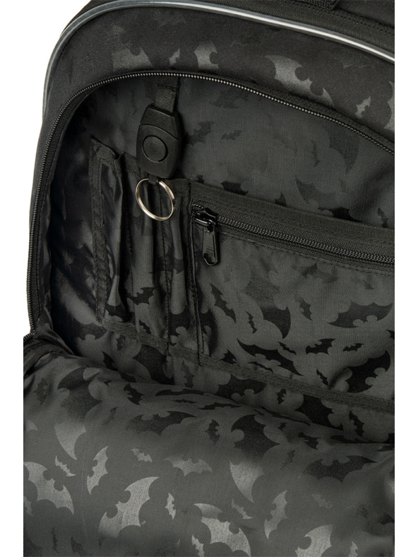 BAAGL  BAAGL SET 3 Core Batman črn: nahrbtnik, peresnica, vrečka