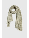 Moodo Vzorčast šal olivno zelen Moodo