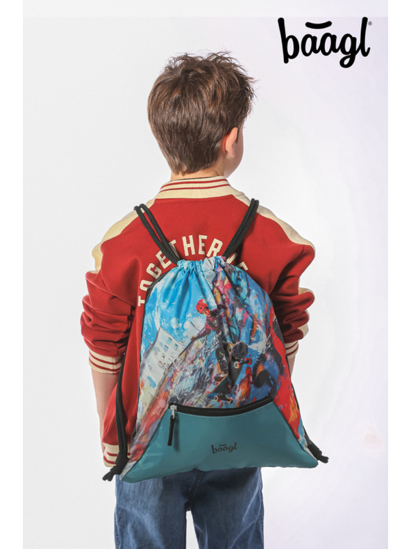 BAAGL  BAAGL SET 5 Zippy Skatepark: aktovka, penal, vrečka, predpasnik, denarnica