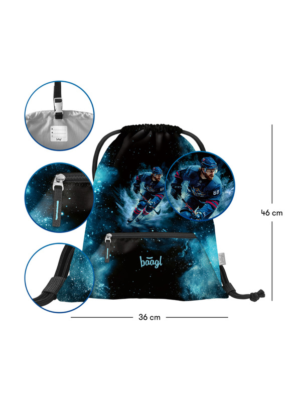 BAAGL  BAAGL Vrečka s žepom Hokej