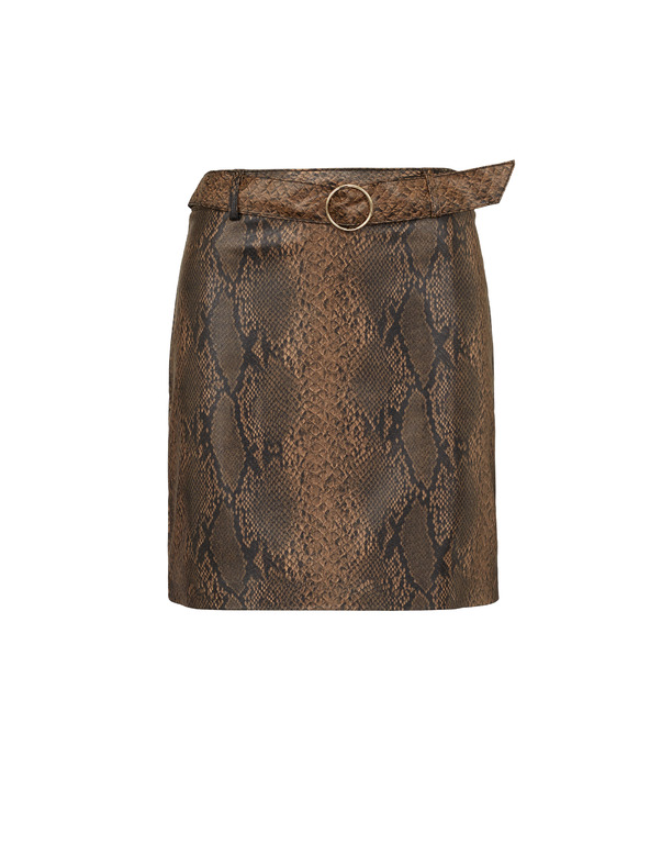 Orsay Rjavo žensko krilo iz umetnega usnja ORSAY