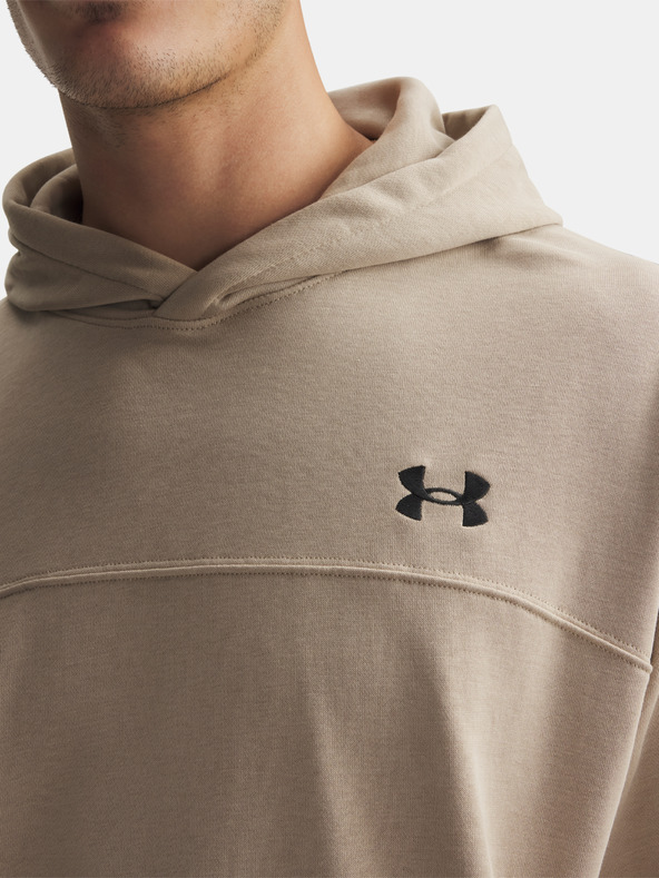 Under Armour Moški pulover  Under Armour UA Rival LW Hoodie-BRN
