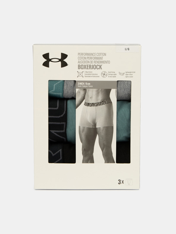 Under Armour Moške bokserice  Under Armour M UA Perf Cotton 3in - 3pk