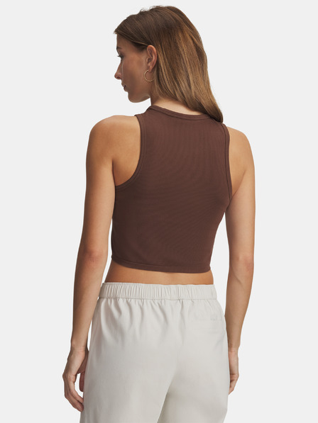 Under Armour Ženska majica brez rokavov Under Armour Seamless Cotton Hand Tank-BRN